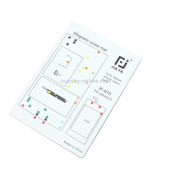 JIAFA Magnetic Screws Mat for iPhone X