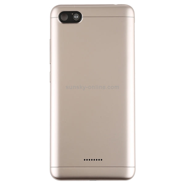 Back Cover with Side Keys for Xiaomi Redmi 6A(Gold)