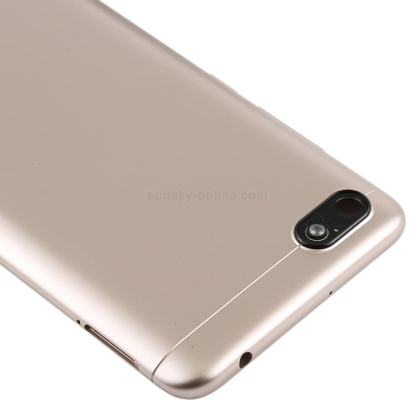 Back Cover with Side Keys for Xiaomi Redmi 6A(Gold)