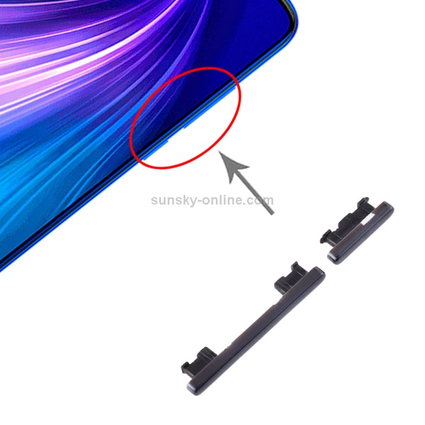 Side Keys for Xiaomi Redmi Note 8(Black)