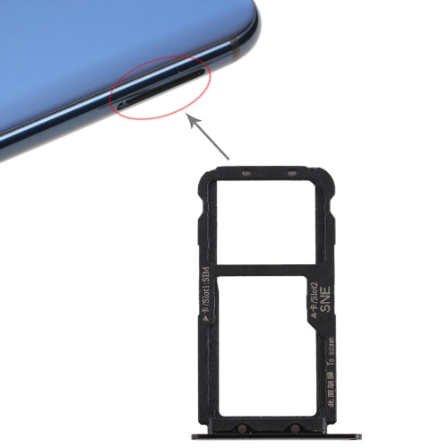 SIM Card Tray for Huawei Mate 20 Lite Maimang 7(Black)