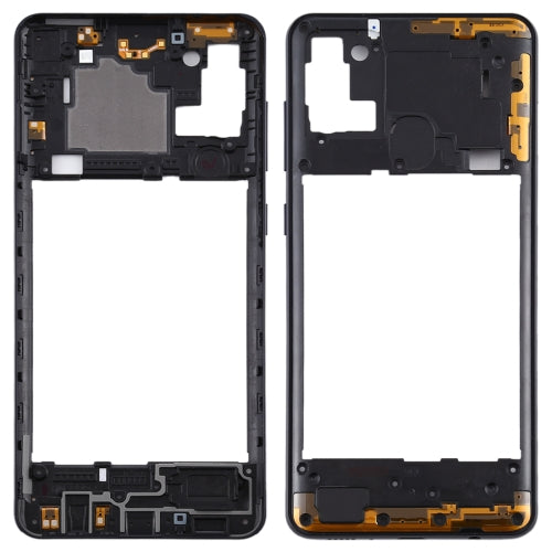 For Samsung Galaxy A21s Middle Frame Bezel Plate (Black)