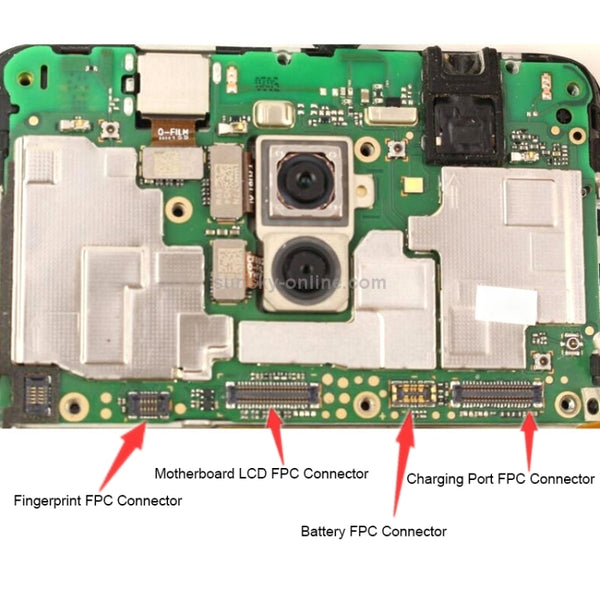 For Huawei P20 10PCS Motherboard LCD Display FPC Connector