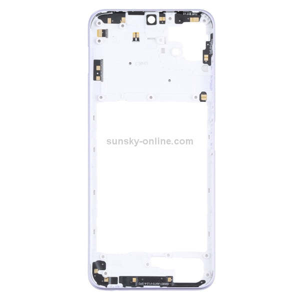 For Samsung Galaxy A22 5G Middle Frame Bezel Plate (Purple)