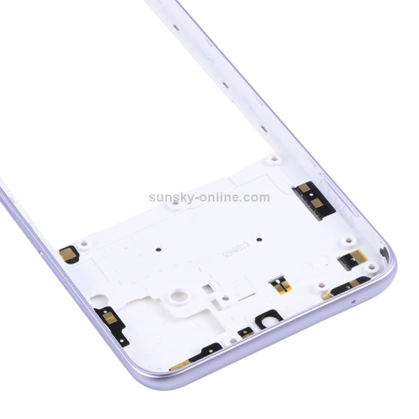 For Samsung Galaxy A22 5G Middle Frame Bezel Plate (Purple)