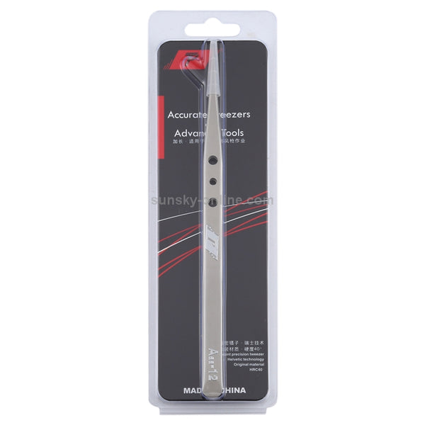 Aaa | 12 Precision Repair Tweezers Long Pointed Stainless St