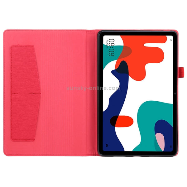 For Huawei Matepad 10.4 Horizontal Flip TPU Fabric PU Leathe