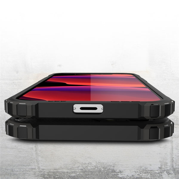 For iPhone 12 Pro Max Magic Armor TPU PC Combination Case(Red)