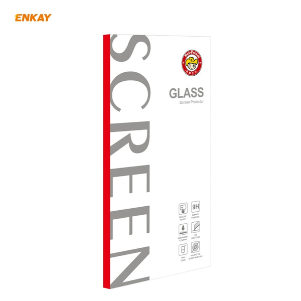 For Huawei Y6p ENKAY Hat-Prince Full Glue 0.26mm 9H 2.5D Tempered Glass Full Coverage Film