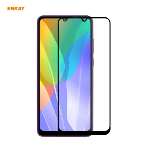 For Huawei Y6p ENKAY Hat | Prince Full Glue 0.26mm 9H 2.5D T