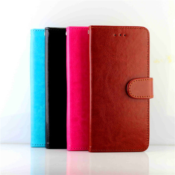 For iPhone 12 mini Crazy Horse Texture Leather Horizontal Flip Protective Case with Ho...(baby Blue)