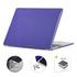 For MacBook Air 13.6 2022 A2681 EU Version ENKAY 3 in 1 Crystal Laptop Case with TPU...(Deep Purple)