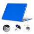 For MacBook Air 13.6 2022 A2681 EU Version ENKAY 3 in 1 Crystal Laptop Case with TPU K...(Dark Blue)