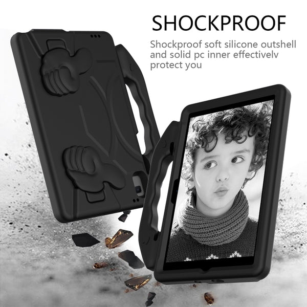 For Samsung Galaxy Tab A7 10.4(2020)T500 T505 EVA Material Children Flat Anti Falling Cove...(Black)