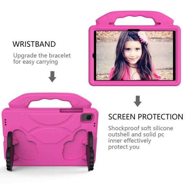 For Samsung Galaxy Tab A7 10.4(2020)T500 T505 EVA Material Children Flat Anti Falling Co...(RoseRed)
