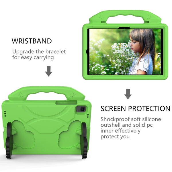 For Samsung Galaxy Tab A7 10.4(2020)T500 T505 EVA Material Children Flat Anti Falling Cove...(Green)