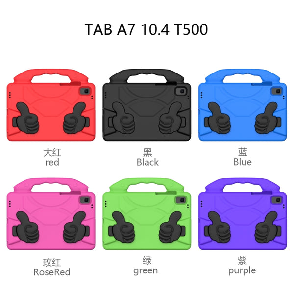 For Samsung Galaxy Tab A7 10.4(2020)T500 T505 EVA Material Children Flat Anti Falling Cover...(Blue)