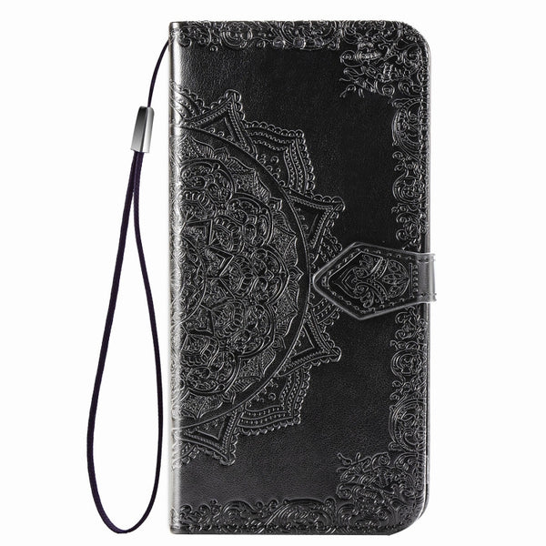 For Google Pixel 4a 5G Halfway Mandala Embossing Pattern Hor