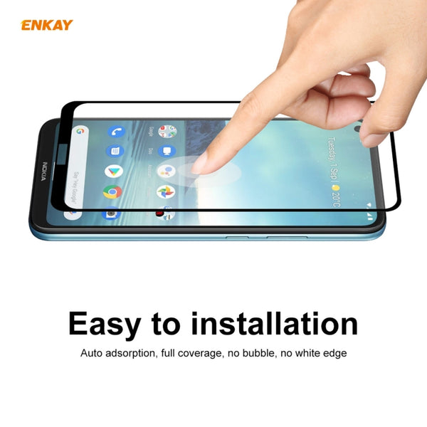 For Nokia 3.4 ENKAY Hat | Prince Full Glue 0.26mm 9H 2.5D Te