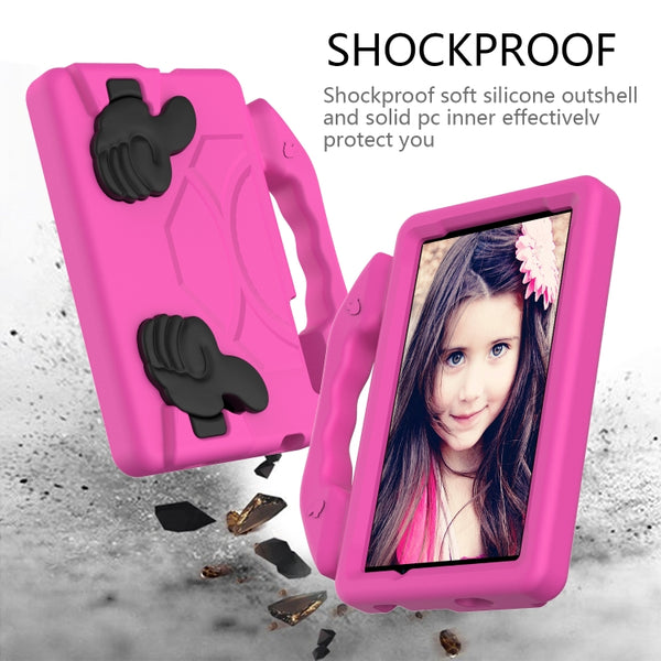 For Galaxy Tab A 7.0 T280 T285 EVA Material Children Flat Anti Falling Cover Protective ...(RoseRed)