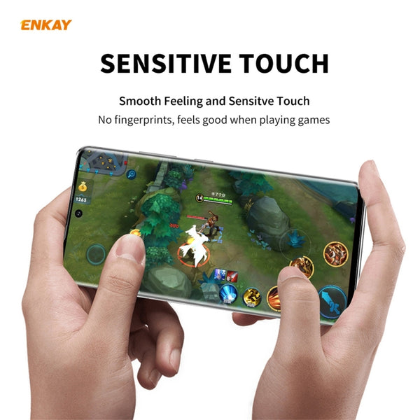 For Samsung Galaxy S21 Ultra 1pc ENKAY Hat-Prince 0.26mm 9H 3D Explosion-proof Full Screen Curved...