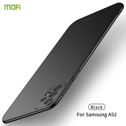 For Samsung Galaxy A52 5G 4G MOFI Frosted PC Ultra-thin Hard Case(Black)