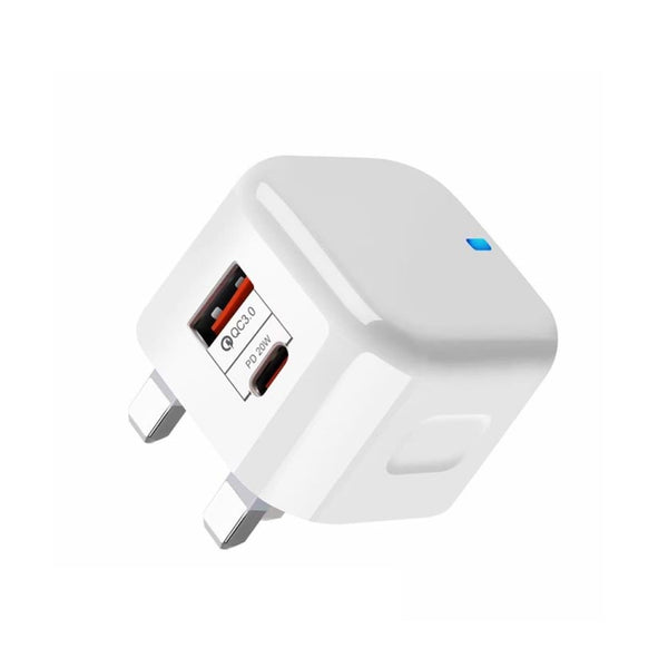 YSY | 6087PD 20W PD3.0 QC3.0 Dual Fast Charge Travel Charger