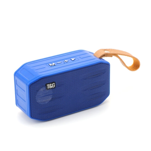 T&G TG296 Portable Wireless Bluetooth 5.0 Speaker Support TF Card FM 3.5mm AUX U-Disk Hands...(Blue)