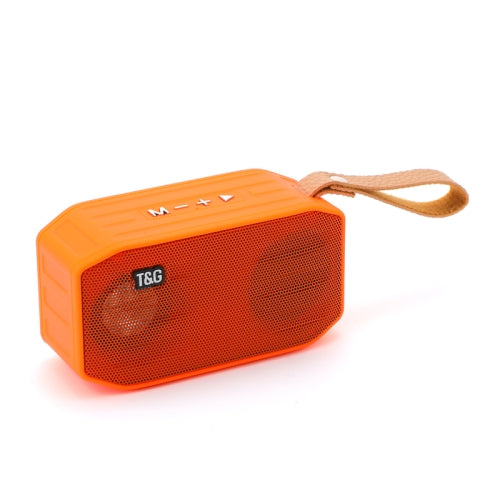 T&G TG296 Portable Wireless Bluetooth 5.0 Speaker Support TF Card FM 3.5mm AUX U-Disk Han...(Orange)