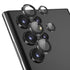 For Samsung Galaxy S22 Ultra 5G ENKAY Aluminium Alloy Tempered Glass Camera Lens Cover(Black)