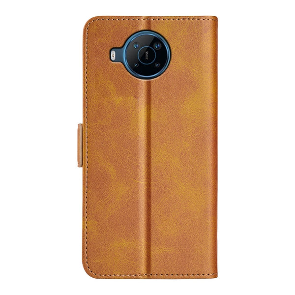 For Nokia X100 Dual | side Magnetic Buckle Leather Phone Cas