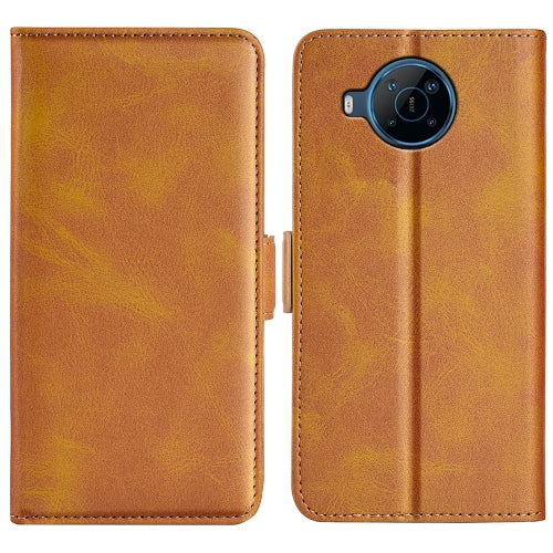 For Nokia X100 Dual | side Magnetic Buckle Leather Phone Cas