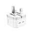 PD 35W Dual USB-C Type-C Ports Charger for iPhone iPad Series, UK Plug