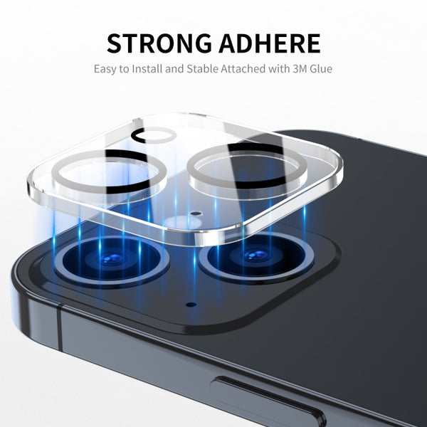 For iPhone 13 13 Pro 2pcs ENKAY Hat-Prince 9H Rear Camera Lens Tempered Glass Film