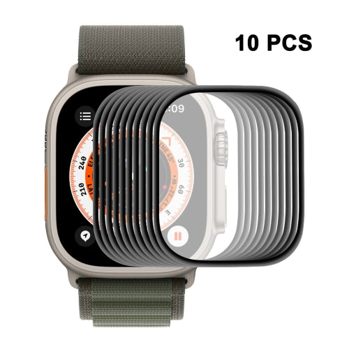 10 PCS ENKAY 3D Soft PC Edge PMMA Screen Film For Apple Watch Ultra 49mm