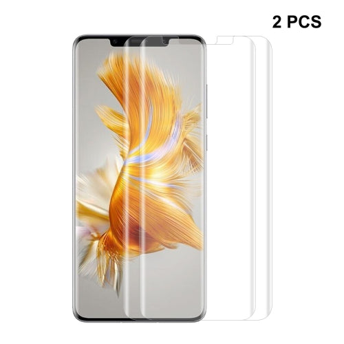 For Huawei Mate 50 Pro 2pcs ENKAY 3D Curved Full Coverage PE