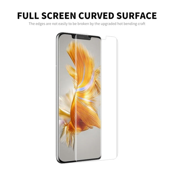 For Huawei Mate 50 Pro 2pcs ENKAY 3D Curved Full Coverage PE
