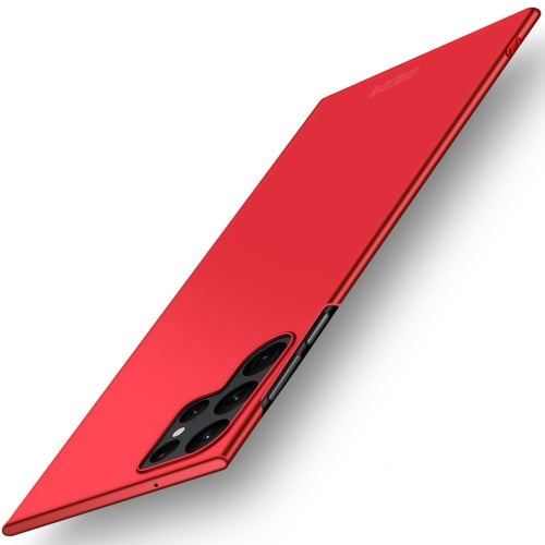 For Samsung Galaxy S23 Ultra 5G MOFI Micro Frosted PC Ultra-thin Hard Case(Red)