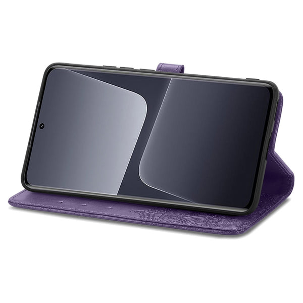 For Xiaomi 13 Pro Mandala Flower Embossed Leather Phone Case(Purple)