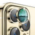 For iPhone 14 Pro 14 Pro Max ENKAY AR Anti-reflection Camera Lens Glass Full Film(Golden)