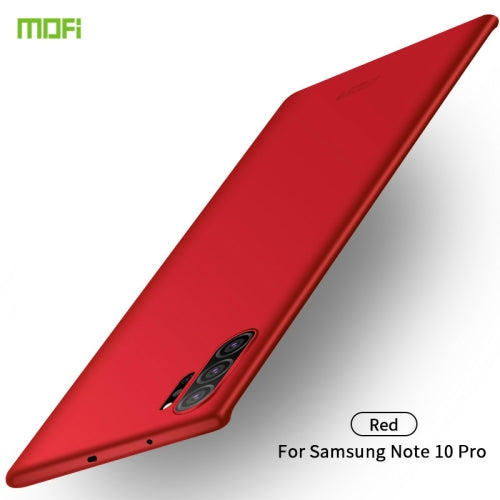 MOFI Frosted PC Ultra-thin Hard Case for Galaxy Note10 Pro(Red)