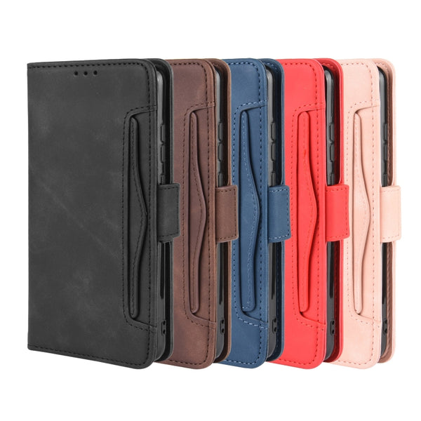 Wallet Style Skin Feel Calf Pattern Leather Case For Huawei Mate 30 ,with Separate Card Slot(Black)