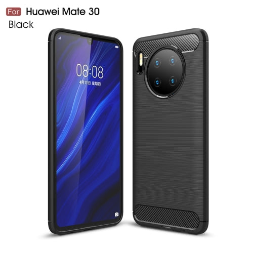 Brushed Texture Carbon Fiber TPU Case for Huawei Mate 30