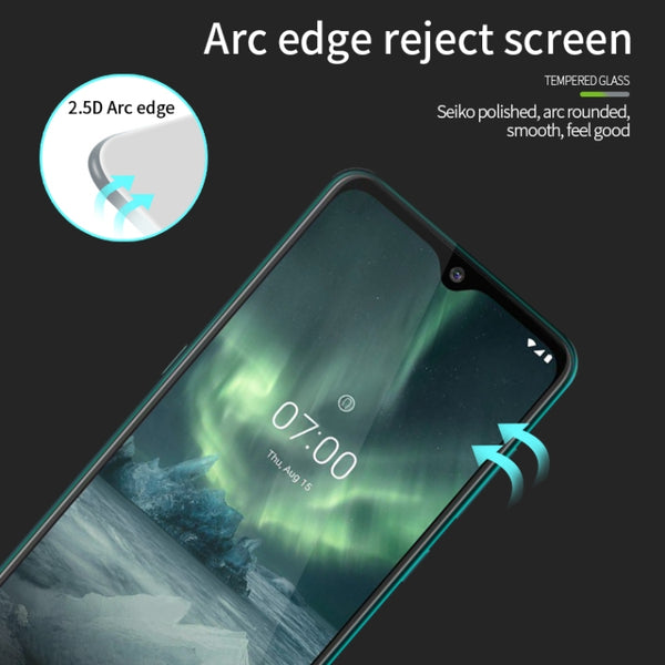 For Nokia 7.2 PINWUYO 9H 2.5D Full Screen Tempered Glass Fil