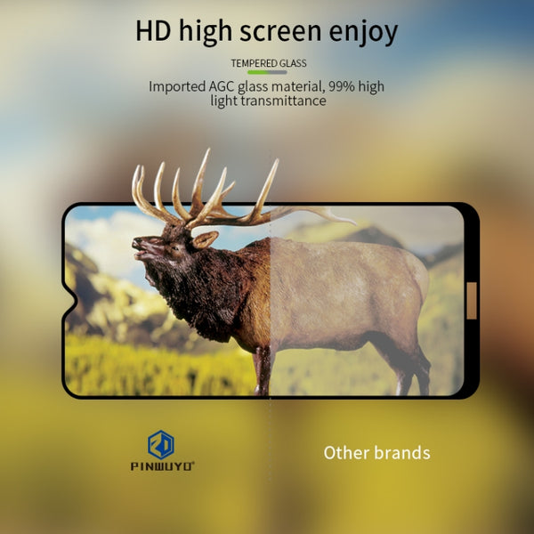 For Nokia 7.2 PINWUYO 9H 2.5D Full Screen Tempered Glass Fil