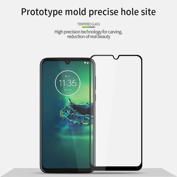 For MOTO G8 plus PINWUYO 9H 2.5D Full Screen Tempered Glass