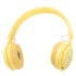 M6 Wireless Bluetooth Headset Folding Gaming Stereo Headset With Mic(Yellow)