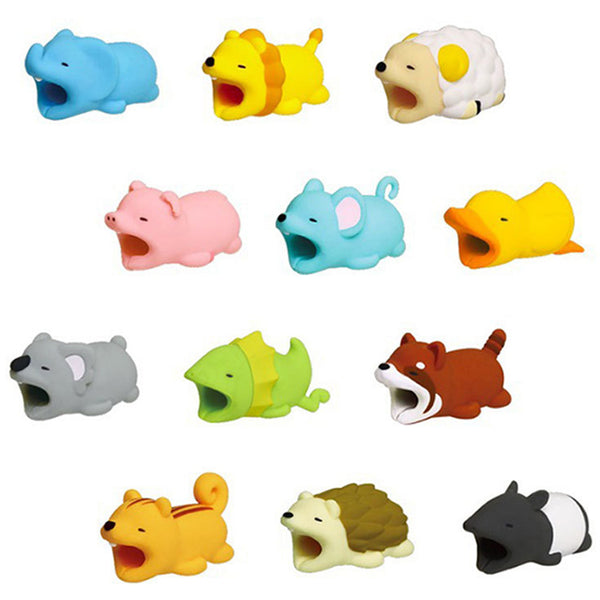 Cute Cartoon USB Data Cable Protector Anti Breaking Protecti