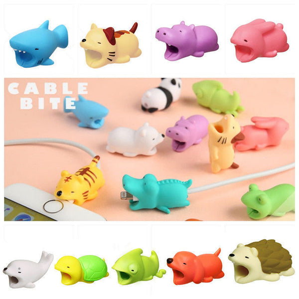 Cute Cartoon USB Data Cable Protector Anti Breaking Protecti