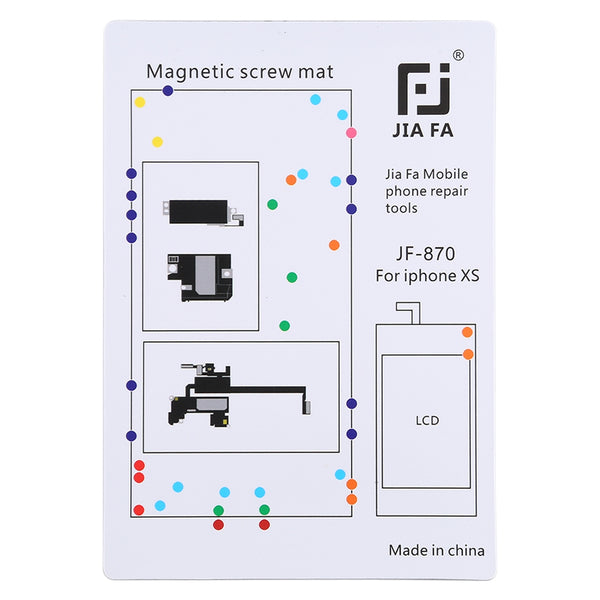 JIAFA JF | 870 Magnetic Pad Screw Board for iPhone XS